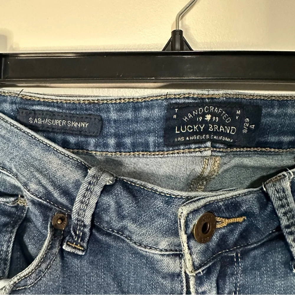 Lucky Brand Jeans Sasha Super Skinny Stretchy Size 8/29